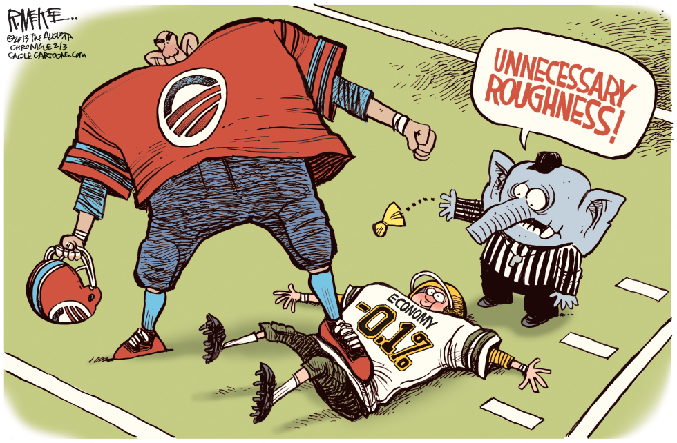  UNNECESSARY ROUGHNESS by Rick McKee