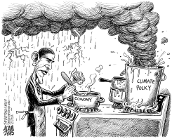 OBAMA CLIMATE POLICY by Adam Zyglis