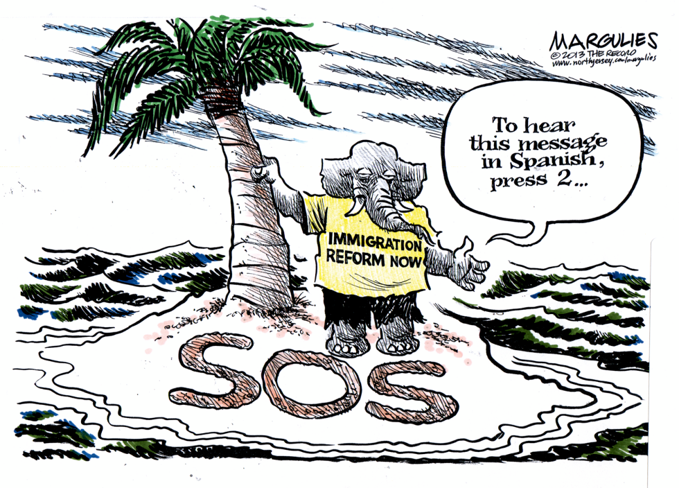 Republicans and immigration reform color