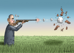 CLAY SHOOTING by Marian Kamensky