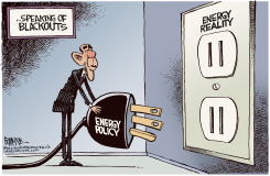 OBAMA BLACKOUT  by Rick McKee