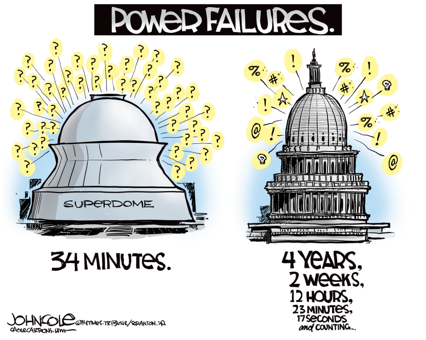 Power failures COLOR