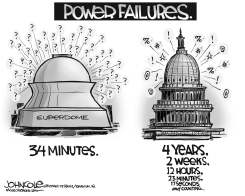POWER FAILURES BW by John Cole