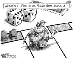 MONOPOLY CAT by Adam Zyglis