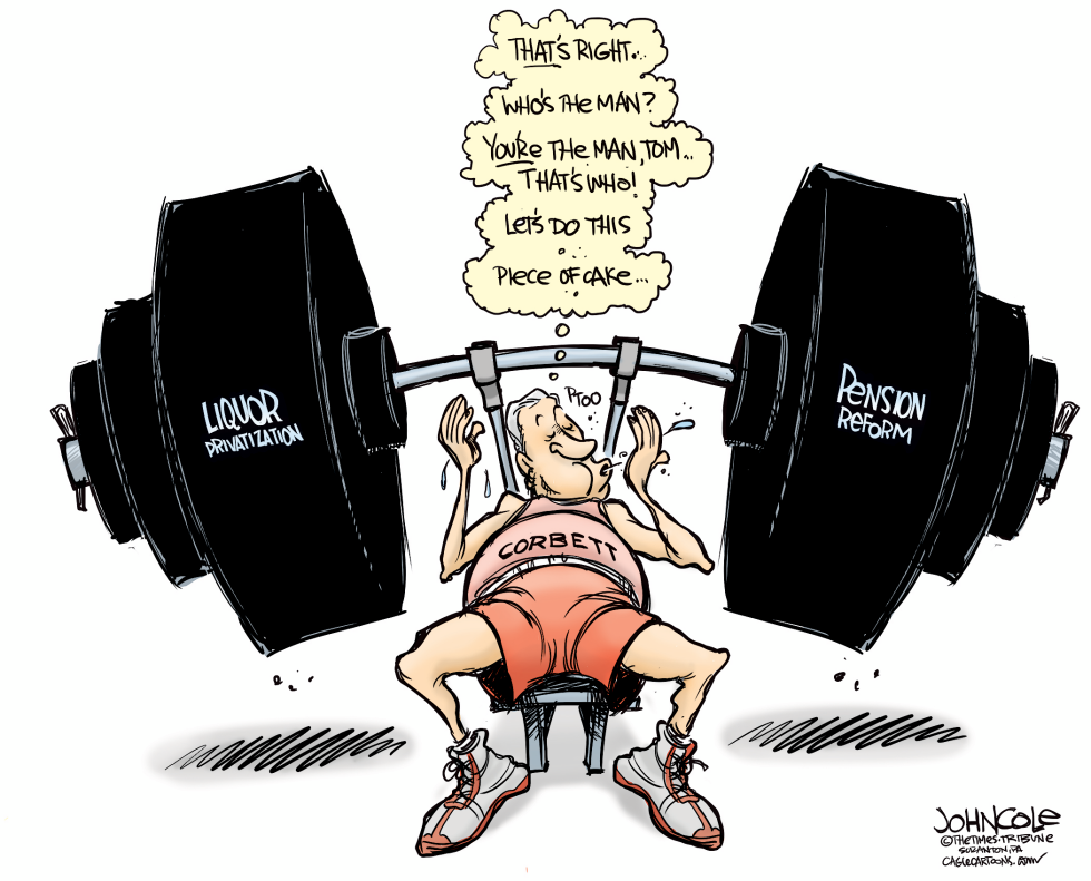 loCAL PA -- Corbett and PLCB pensions BW