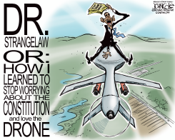 OBAMA AND DRONES  by John Cole