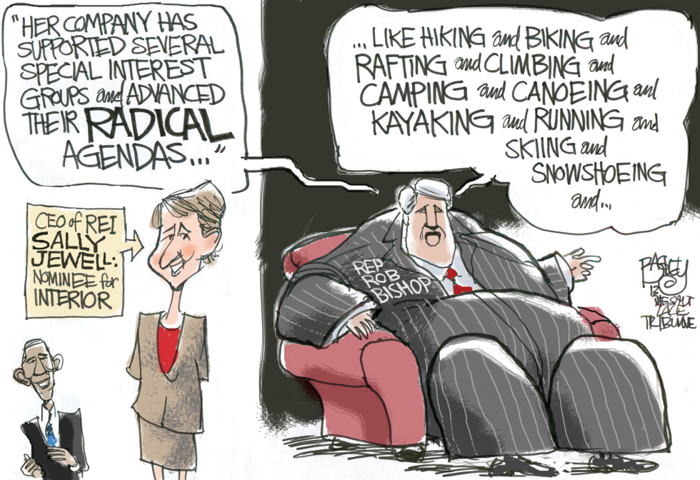  JEWELL OF A SECRETARY by Pat Bagley