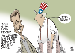 IRAN GOES TO SPACE,  by Randy Bish