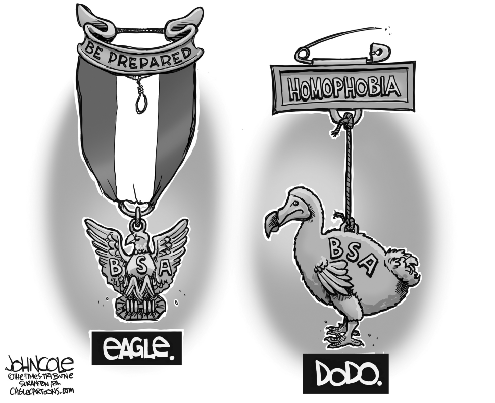 Boy Scouts and gays BW