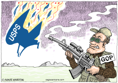 GOP GOES POSTAL by Monte Wolverton