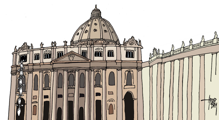 Pope steps down
