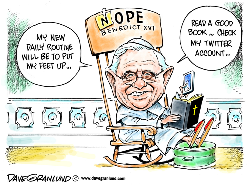 Pope Benedict resigns