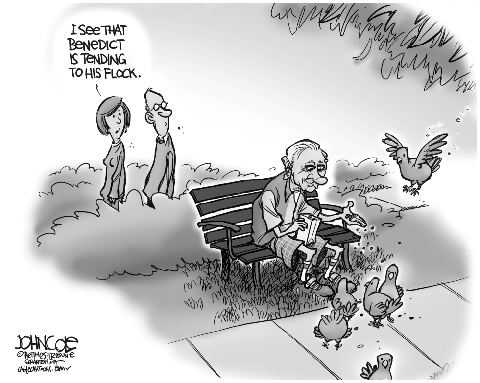 Pope Benedict retires BW
