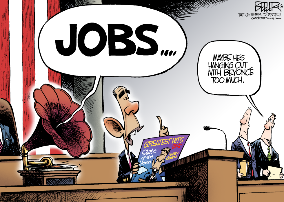  STATE OF THE UNION 2013 by Nate Beeler