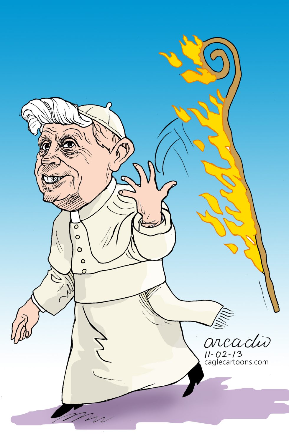  LA RENUNCIA DEL PAPA BENEDICTO XVI by Arcadio Esquivel