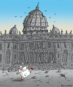 POPE TO RESIGN by Marian Kamensky
