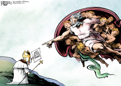 EL PAPA RENUNCIA / by Nate Beeler