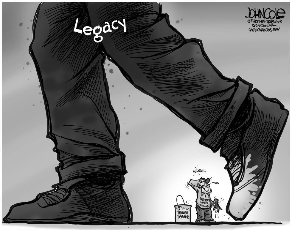 Paterno tarnished legacy BW