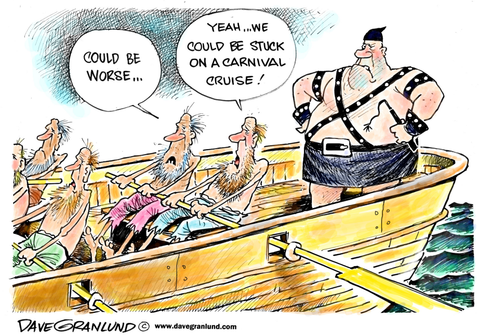  CARNIVAL CRUISE FIASCO by Dave Granlund