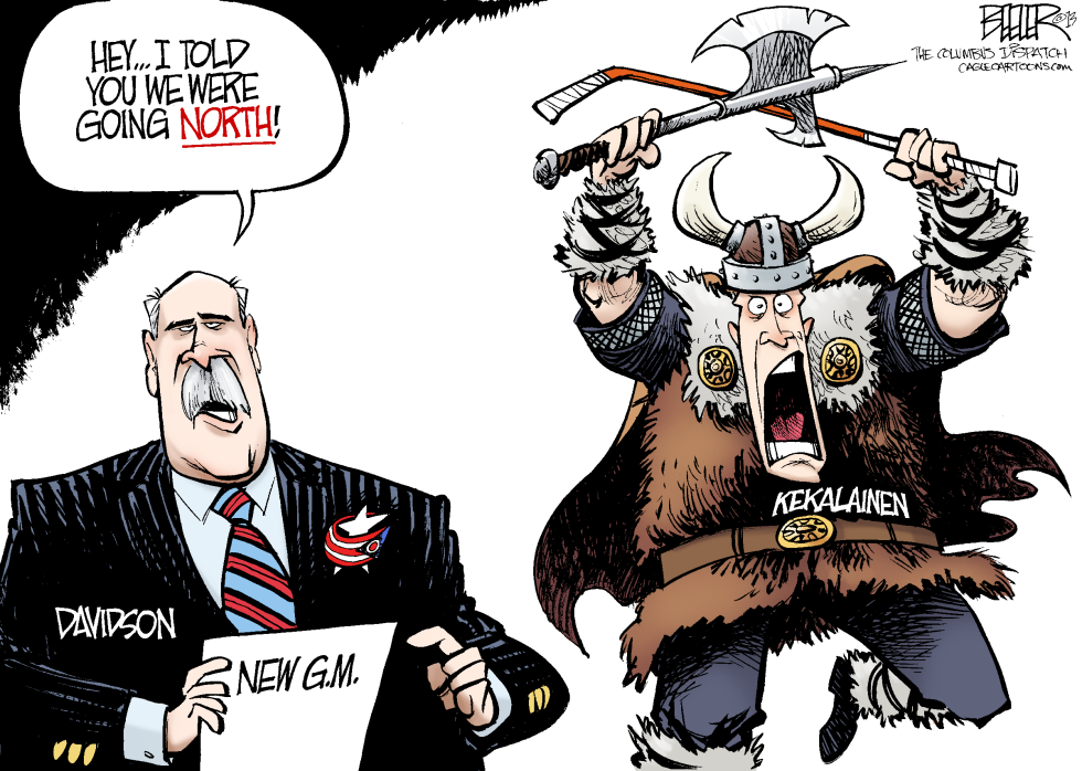  LOCAL OH - NEW BLUE JACKETS GM by Nate Beeler