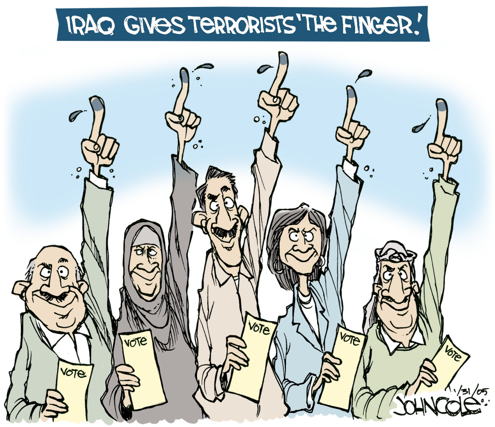 Giving terrorists the finger