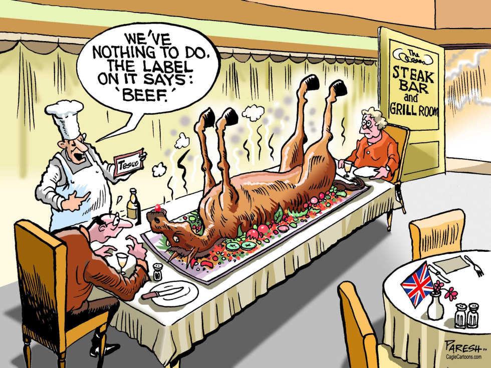  HORSE MEAT SCANDAL by Paresh Nath