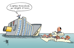 CAPITANO BERLUSCONI by Arend Van Dam