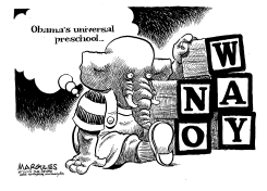 OBAMA UNIVERSAL PRESCHOOL by Jimmy Margulies