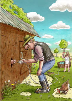 ECOLOGICAL FARMER by Marian Kamensky