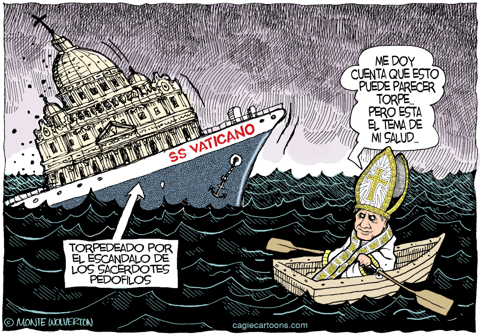 El Papa salta del Barco / COLOR