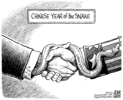 CHINESE ESPIONAGE by Adam Zyglis