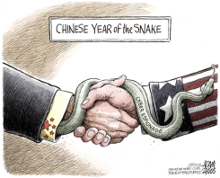 CHINESE ESPIONAGE  by Adam Zyglis