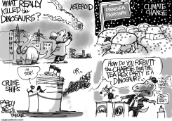 DINO DISASTER by Pat Bagley