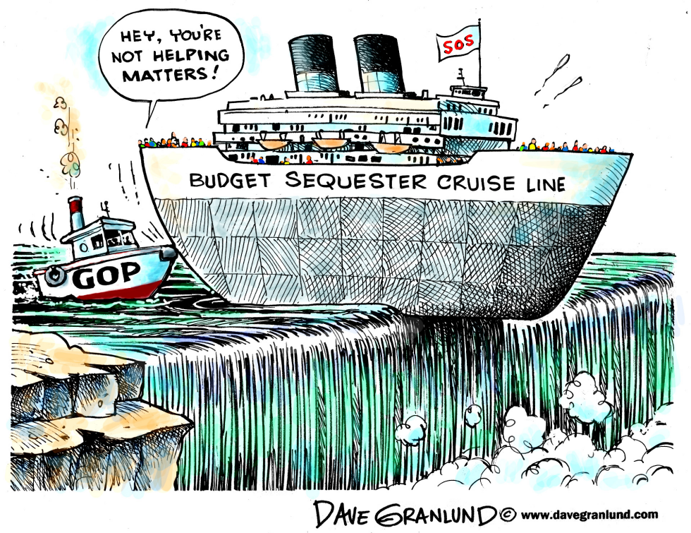  BUDGET SEQUESTER by Dave Granlund