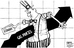 GAS PRICES by Rick McKee