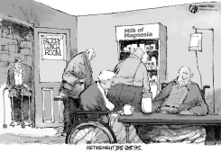 RETIREMENT AGE by Cam Cardow