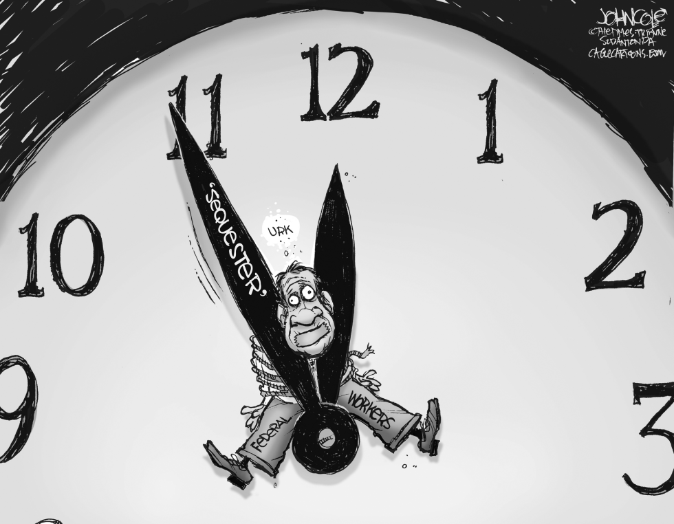 Sequester countdown BW