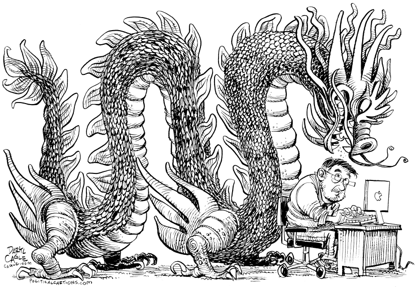 China Looking Over My Shoulder