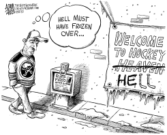 LOCAL BUFFALO SABRES FROZEN OVER by Adam Zyglis