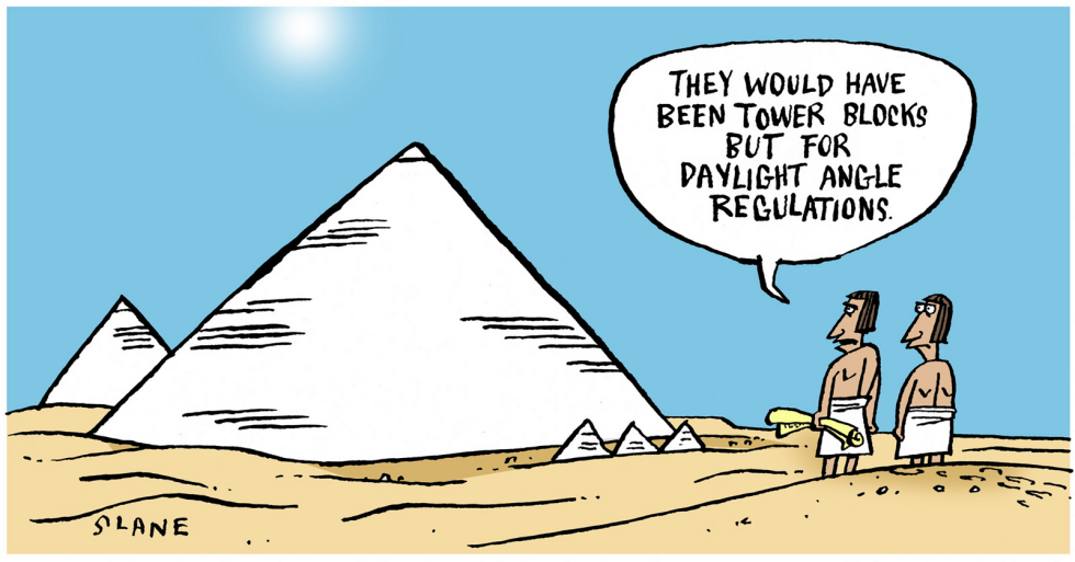 Daylight Angle On The Pyramids