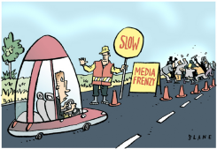 MEDIA FRENZY by Chris Slane