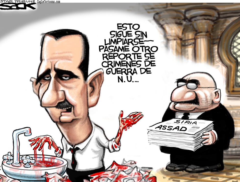  ASSAD EL SANGRIENTO by Steve Sack