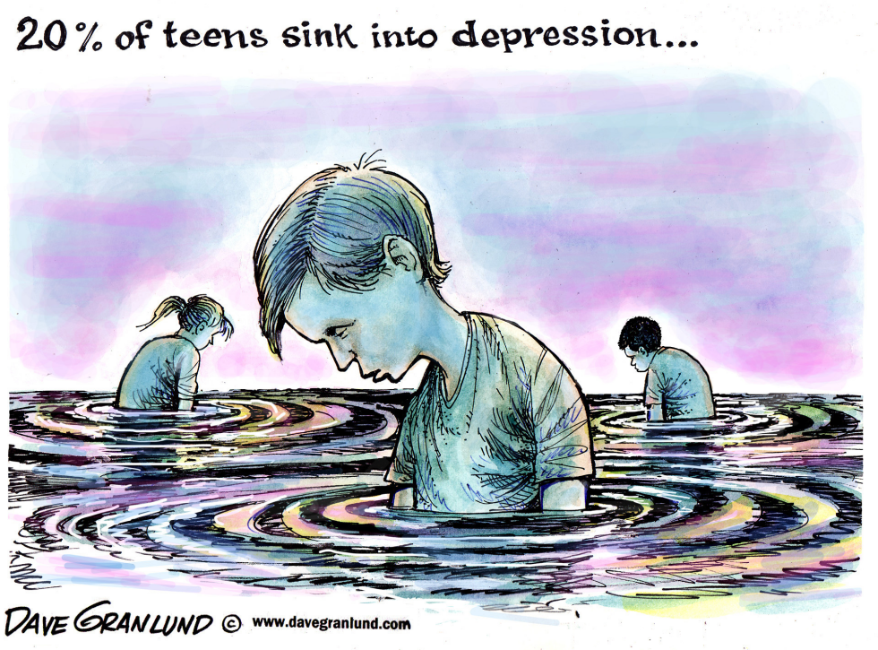 Depressed teens