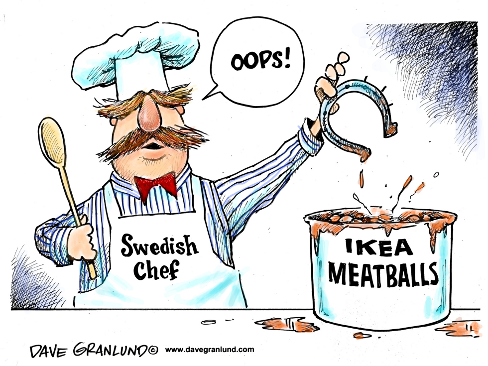 IKEA meatballs and horses
