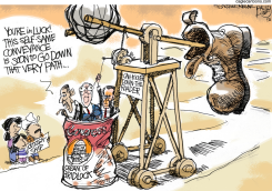 CAN KICKER  by Pat Bagley