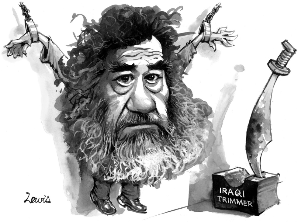 Saddam captured by the barbers of Baghdad
