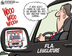 LOCAL FL RICK SCOTT MEDICAID AND LEGISLATORS -  by Jeff Parker