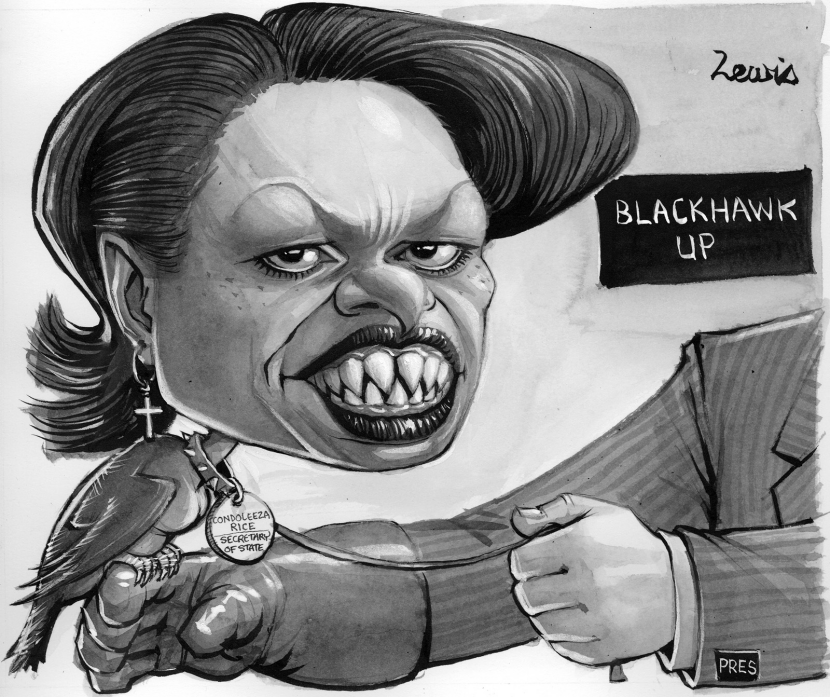 Condoleezza the high flier
