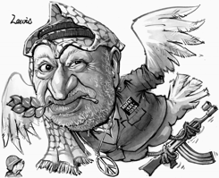 ARAFAT DIES by Peter Lewis