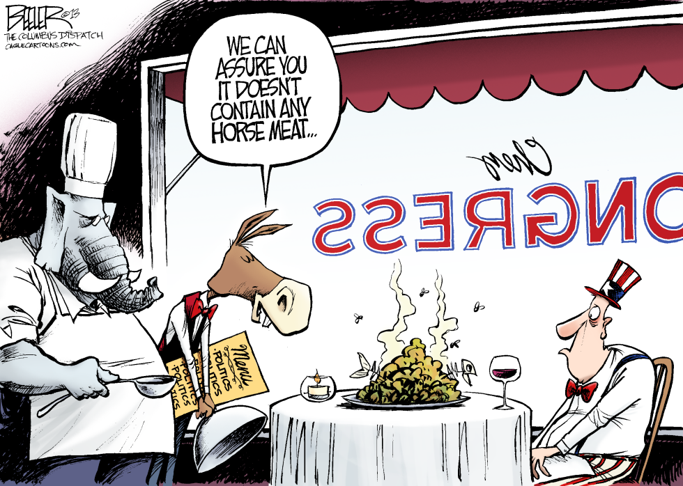  MYSTERIOUS FOOD by Nate Beeler